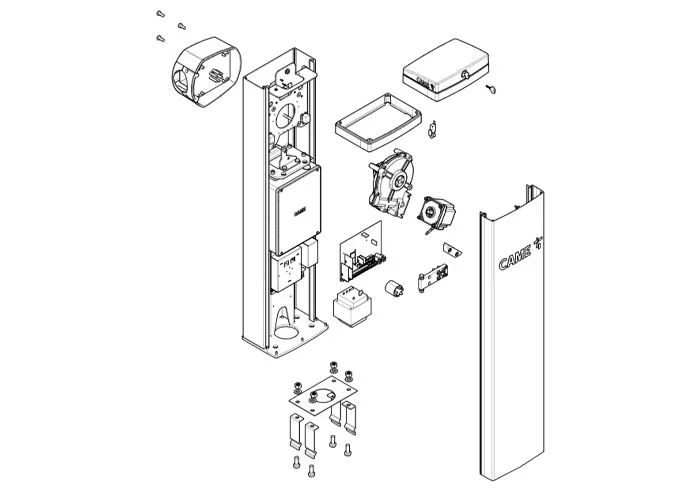 came page pièces détachées pour barrière gpt40ags