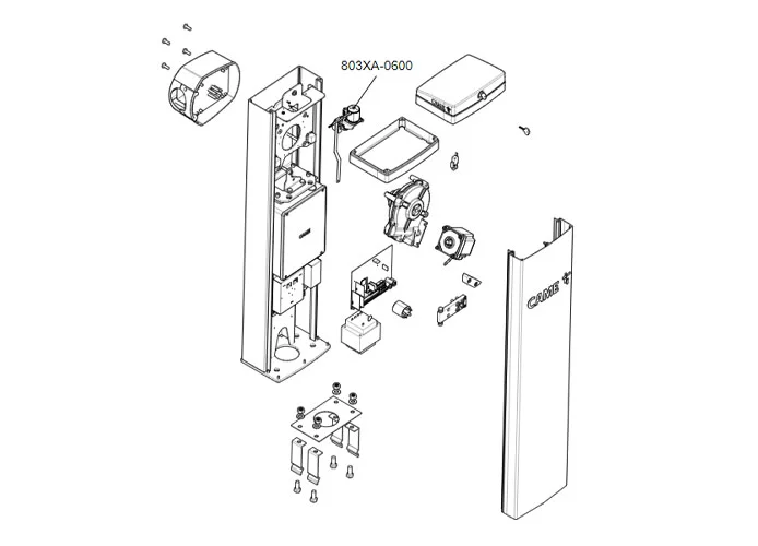 came page pièces détachées pour barrière gpt40agl