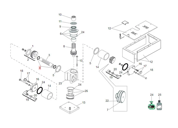 faac pièce détachée joint or 29,82x2,62 (3118) 7090380025