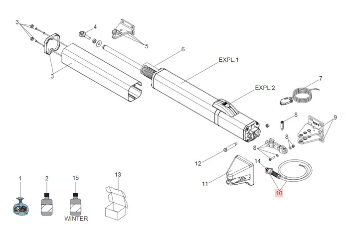 faac pièce détachée kit connecteur femelle s450h 63001935