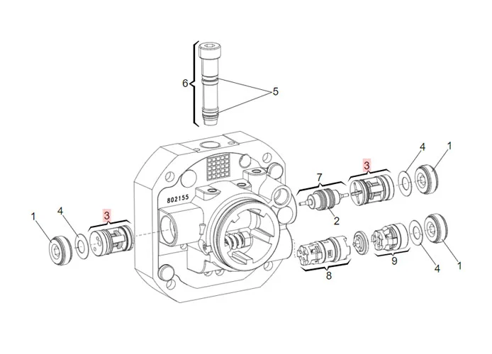 faac pièce détachée valve de verrouillage en zamak + gf10 63003460