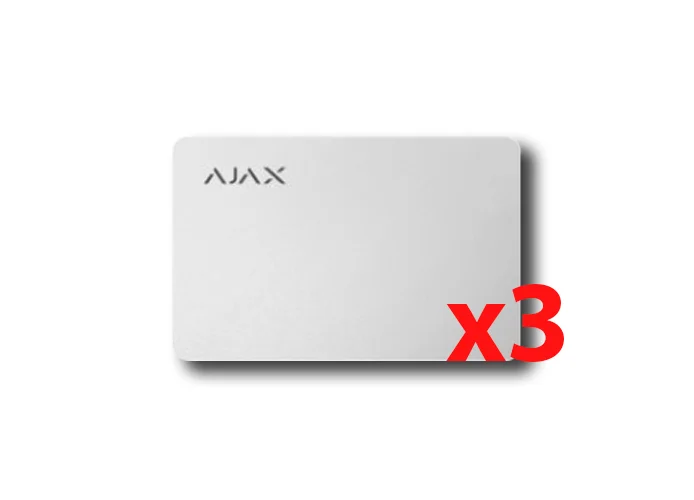 ajax carte sans contact pass blanche (3 pièces) 38224