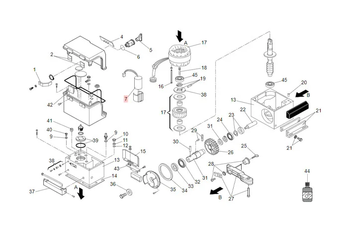 faac pièce détachée cnd pp 25mf-250v c/conn.s/cod. 76012635