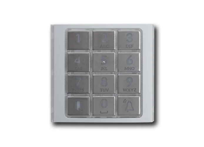 came bpt plaque frontale module clavier en aluminium mtmfkb 60020270