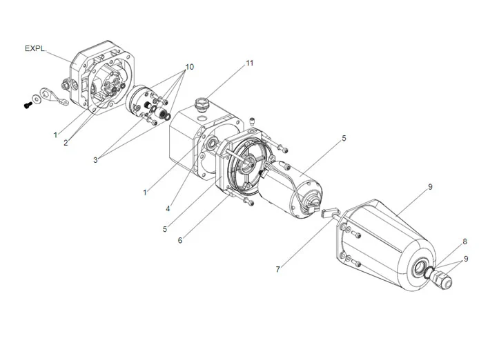 faac page pièces détachées pour armoire de commande hydraulique s700h cbac