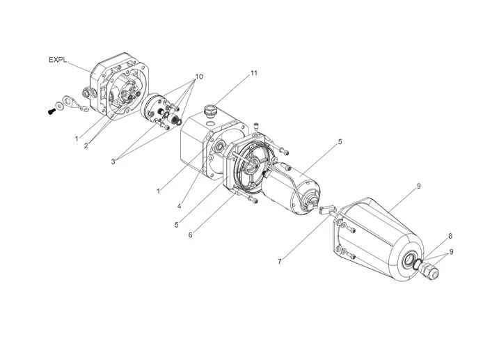 faac page pièces détachées pour armoire de commande hydraulique s700h sb