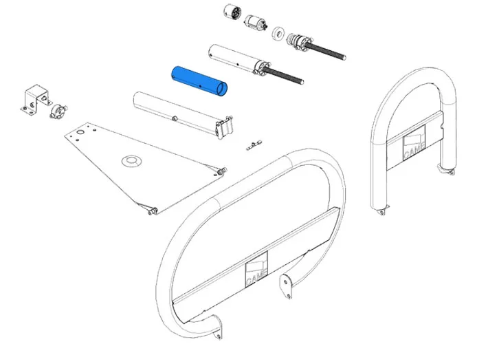 came pièce détachée tube interne unipark 119riu008