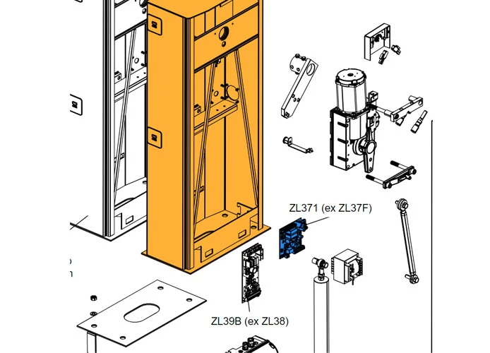 came pièce détachée carte électronique zl371 (ex 3199zl37f) 88003-0156