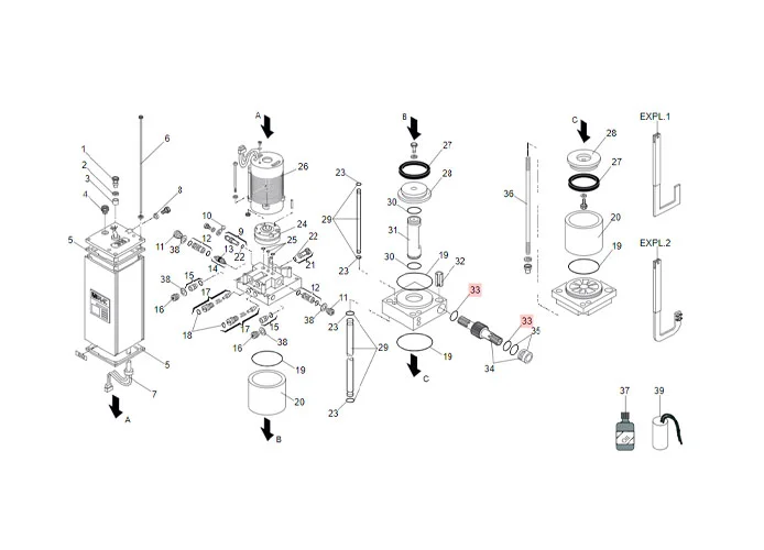 faac pièce détachée o-ring  20,24x2,62(3081) viton 7090500025