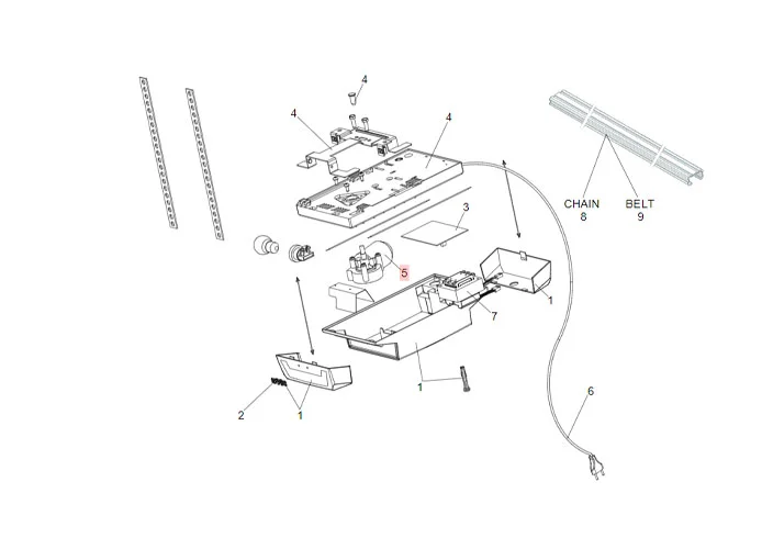 faac pièce détachée moteur d700 hs 63002415