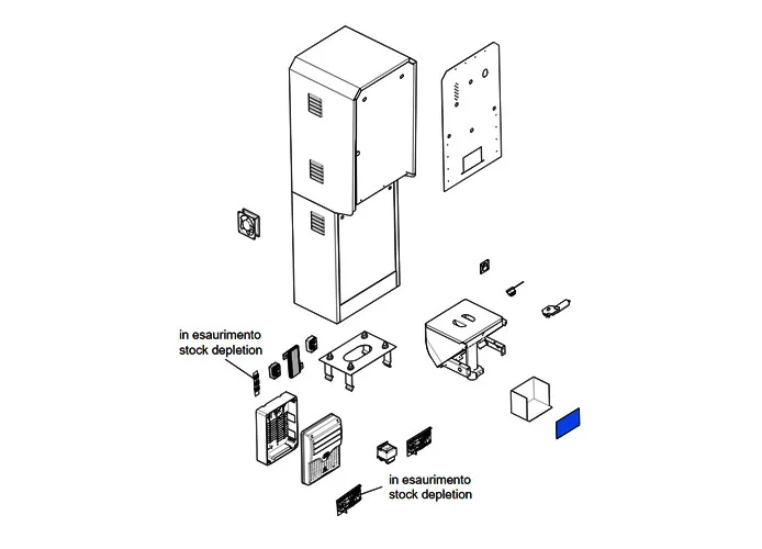 came pièce détachée porte plexiglass boîtier pse psu 119rig205 rig205