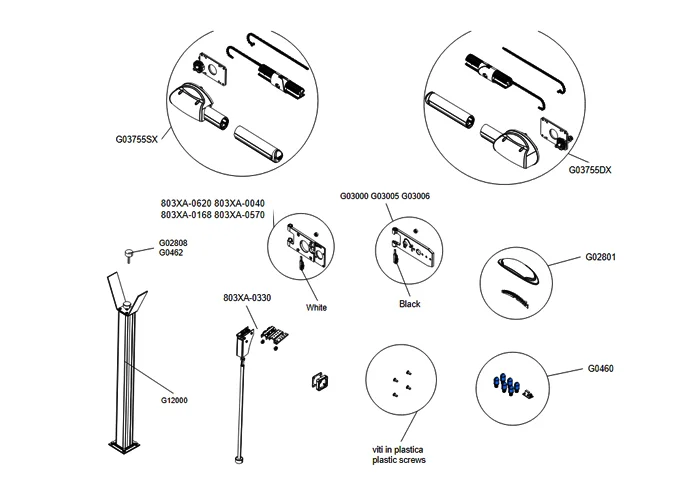 came pièce détachée 6 pcs ampoules 24v gard g04060 119rir095