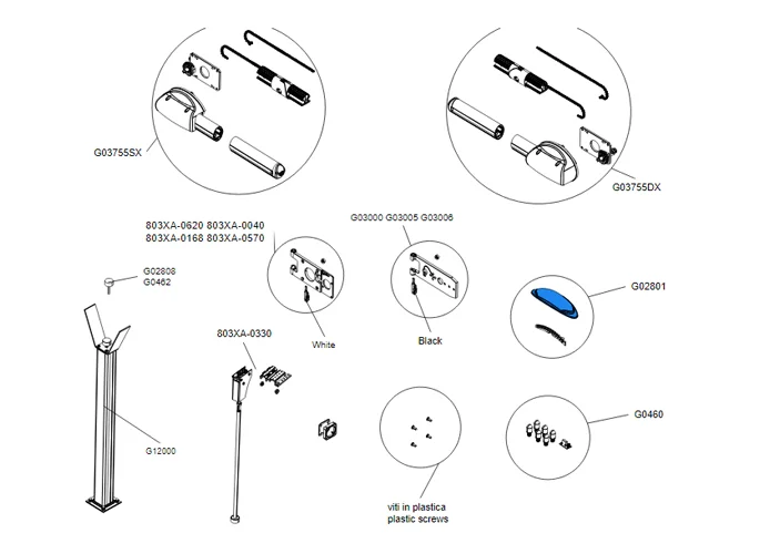 came pièce détachée dôme transparent clignotant g0280 119rir241