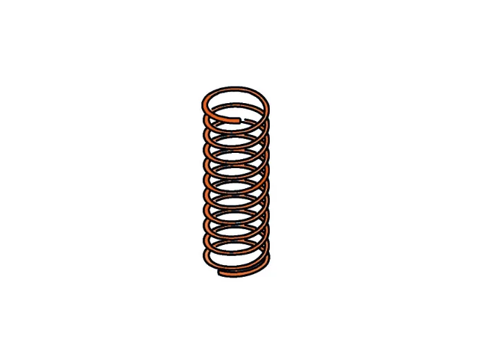 faac pièce détachée ressort 620 l.400 f.4,50 k.0,135 7210855