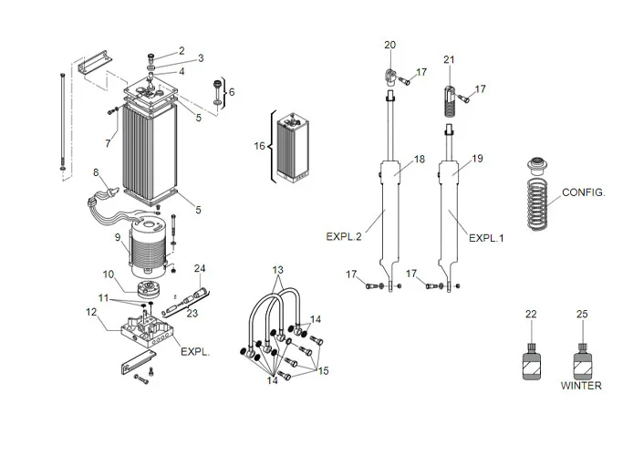 faac page pièces détachées pour barrière 620 sr inox