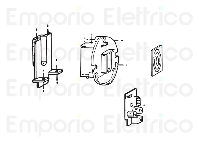 fadini pièce détachée projecteur complet (sans boîte) difo 33 33015