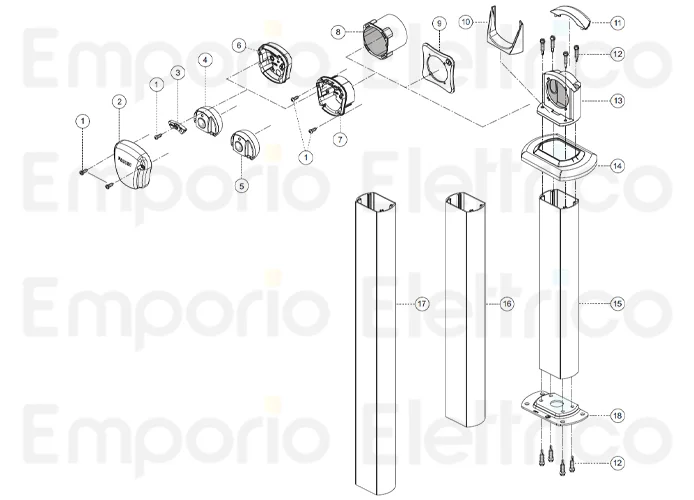 fadini page de pièces détachées pour fit 55