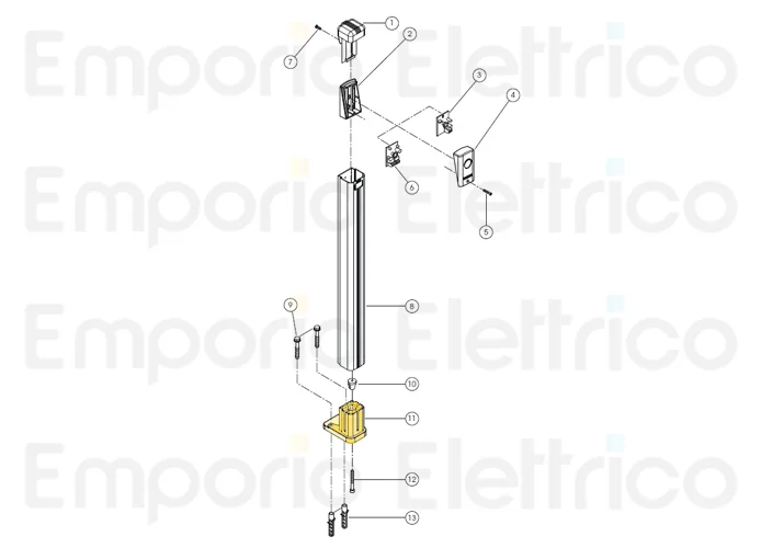 fadini pièce détachée socle de base pour colonnette pour trifo 11 11011