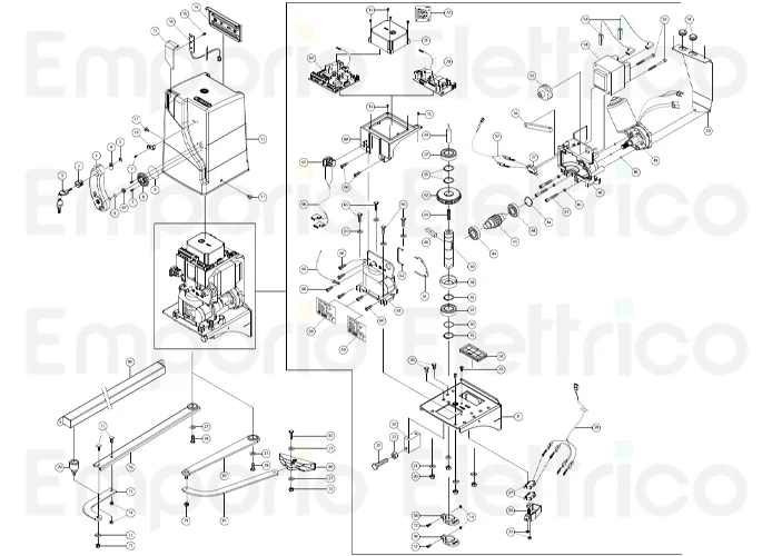 fadini pièce détachée rondelle ø 8 pour bart 350 35021