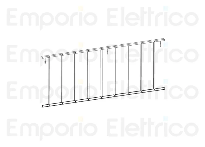 fadini pièce détachée module haie en aluminium de 1,71 m pour bayt 980 97338