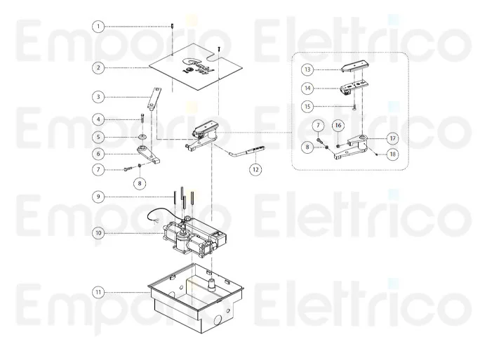 fadini pièce détachée écrou m12 pour combi 787 78708