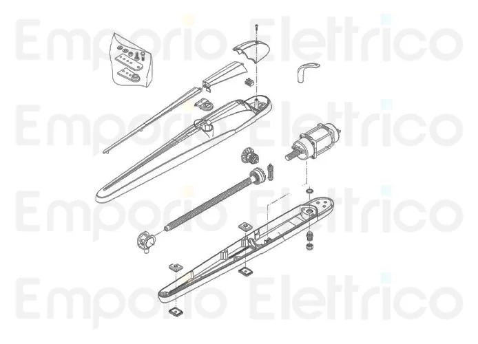 beninca page pièces détachées pour moteur bob30ma-115