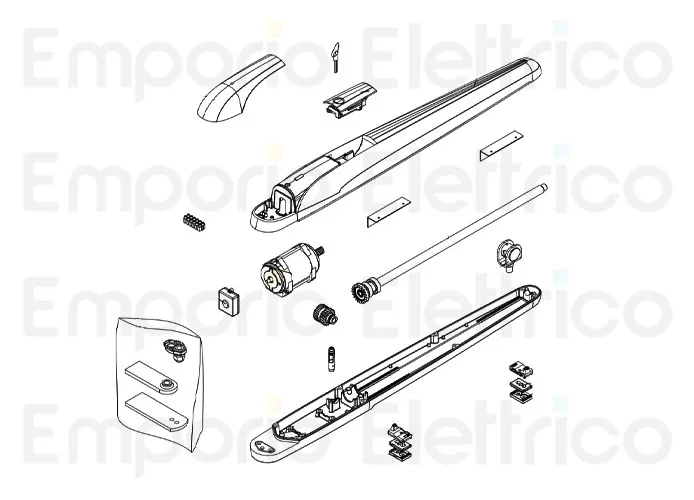 beninca page pièces détachées pour moteur bob5024