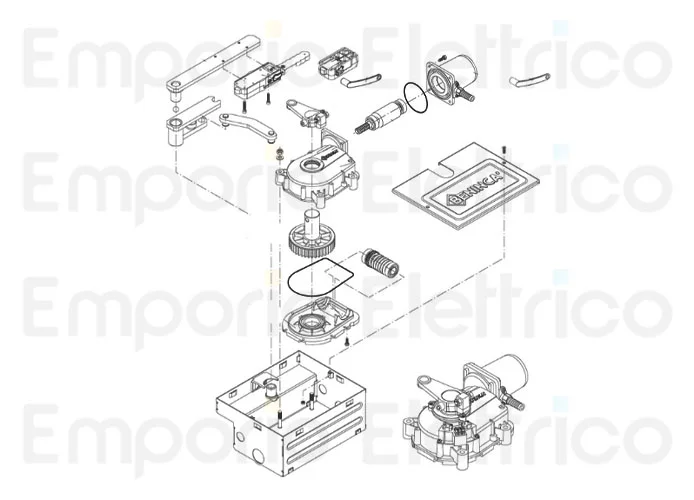 beninca pièce détachée groupe de traction pour du.it9n/14/24v 9686319