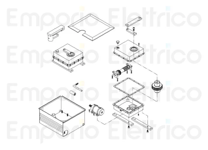 beninca page pièces détachées pour moteur du.350