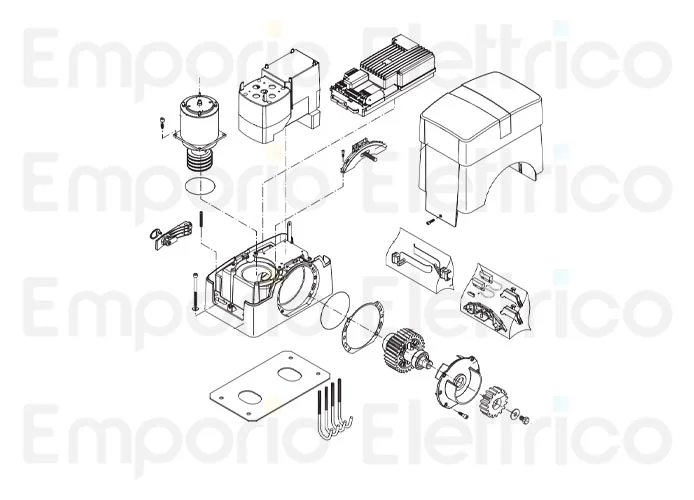 beninca ricambio carter assemblato bull1224 turbo 968600656