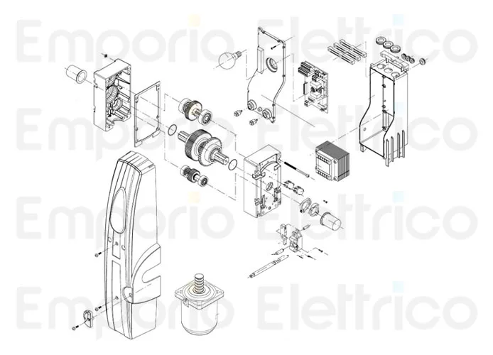 beninca pièce détachée transformateur pour zed 24 pour bull424/624 9686177