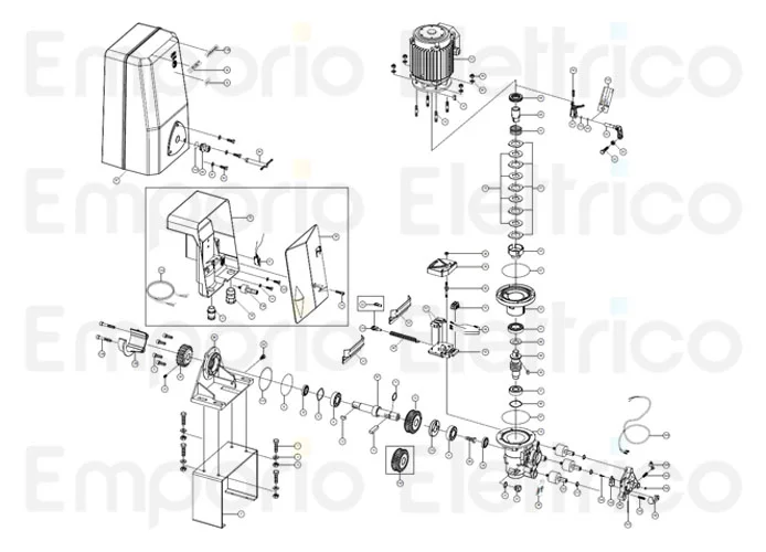 fadini ricambio supporto speciale sh 60 30x20 m8 sp 23 solo con programmatore 200126