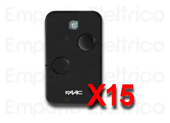 faac 15 télécommande à 2 canaux xto2 slh-sl-ds-rc 433mhz 787032 15 (ex code 787007)