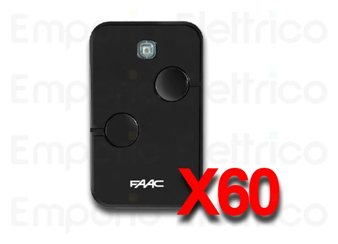 faac 60 télécommande à 2 canaux xto2 slh-sl-ds-rc 433mhz 787032 60 (ex code 787007)