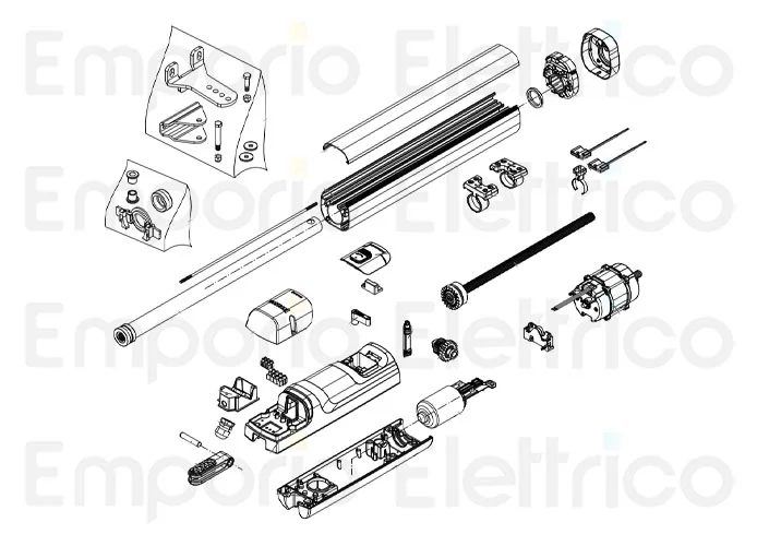 beninca ricambio chiocciola costampata per tom corsa 500 968603396