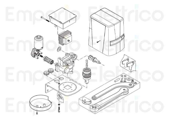 beninca ricambio vite s.f. assiemata x ben 9686491