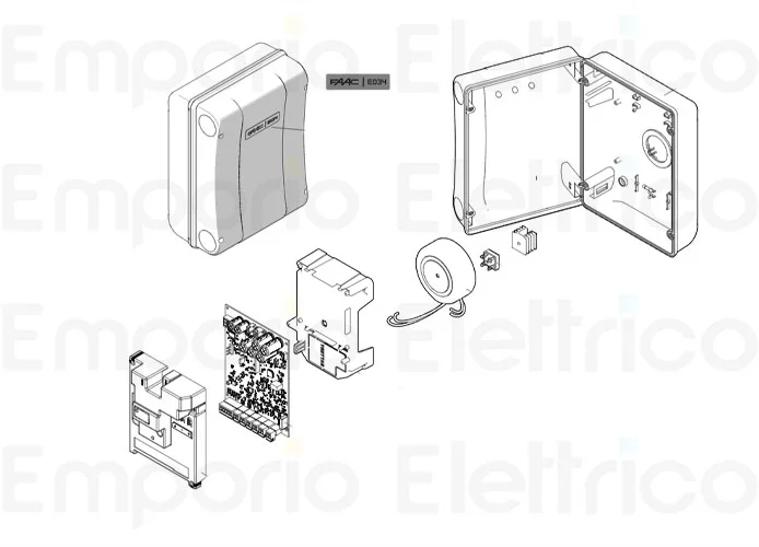 faac ricambio contenitore e034 63003629