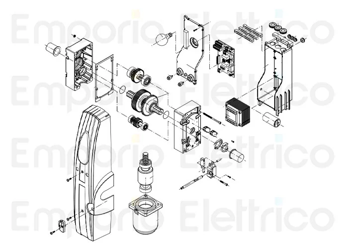 beninca ricambio centrale x zed230-ri-e 9688351