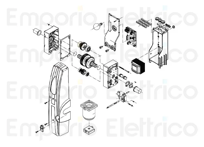 beninca pagina ricambi per motore zed.rie sx autr