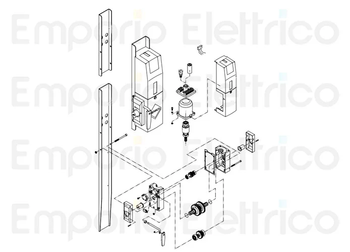 beninca ricambio carter abs x au.96/l/k/24v 9686105