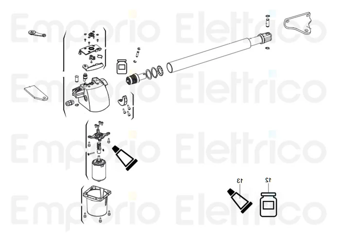 genius page pièces détachées pour moteur g-bat 424env gauche