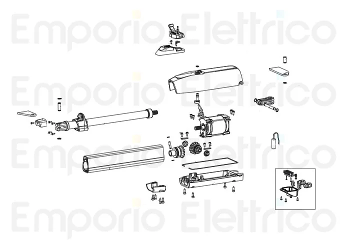 genius ricambio xric gruppo forcella flottante 6020223