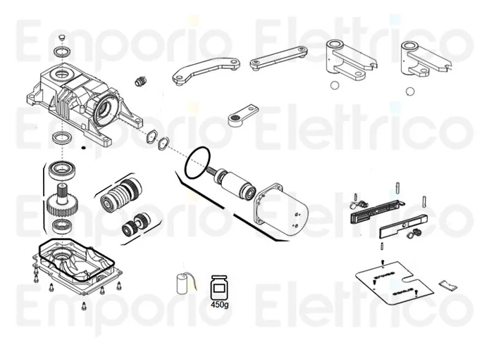 genius page des pièces détachées pour moteur roller 230v