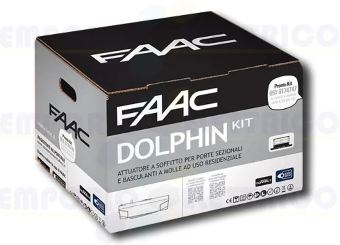 faac kit automatisme dolphin 24v dc dolphin kit safe 10566544