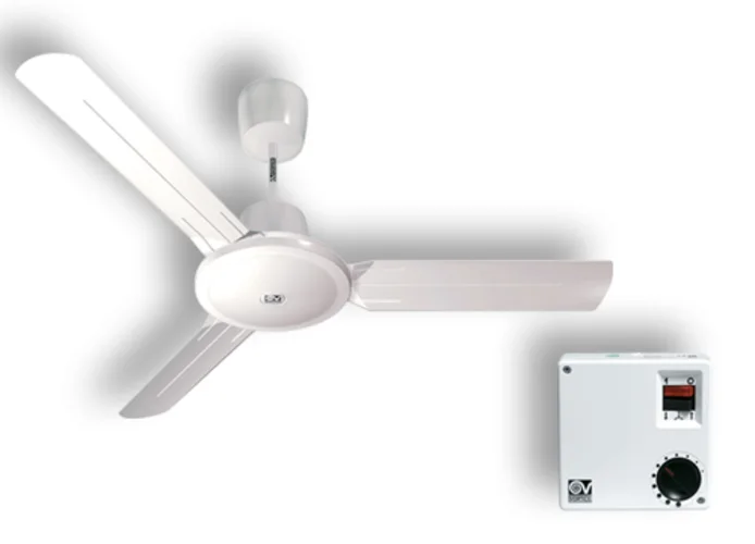 vortice kit ventilateur plafond nordik evolution r 140/56 blanc 61752 ev61752a