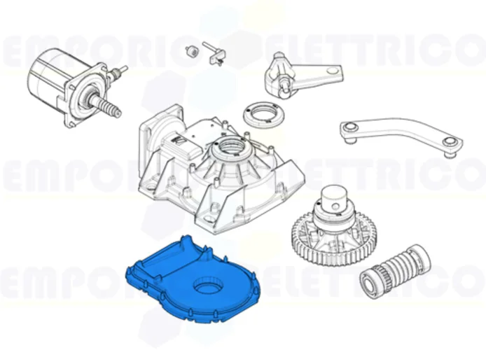 came pièce détachée de la bride inférieure pour frog 119ria014