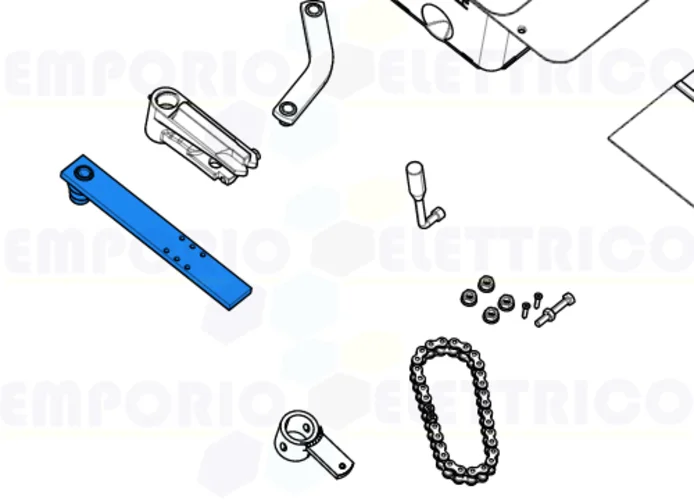 came pièce détachée étrier fixation portail pour caisse frog 119ria043