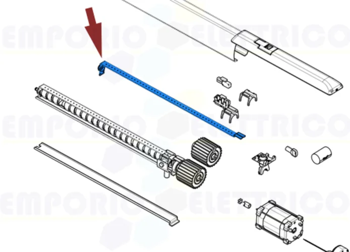 came pièce détachée support fin de course ati5 119rid217