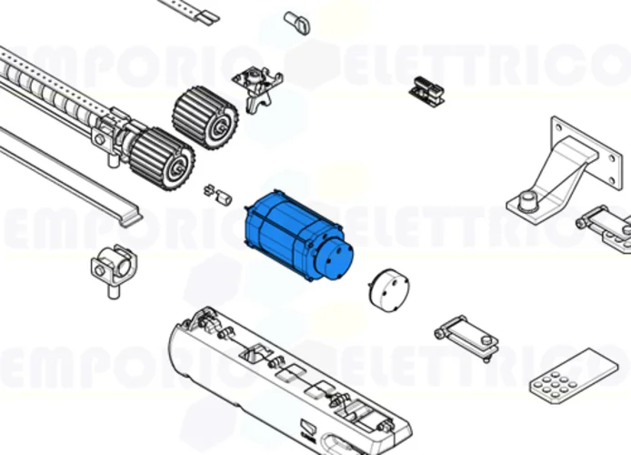 came pièce détachée groupe moteur + frein ati 24v 88001-0136