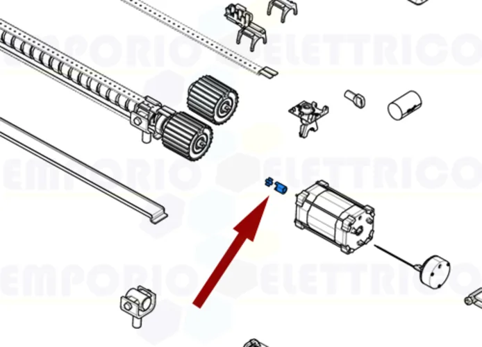 came pièce détachée articulation transmission moteur ati (3 pcs) 88001-0153